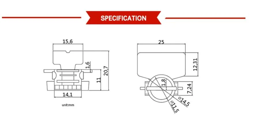 High Security Utility Smart Twister Seal, Meter Electric Power Meter Wire Seals, Security Meter Seals