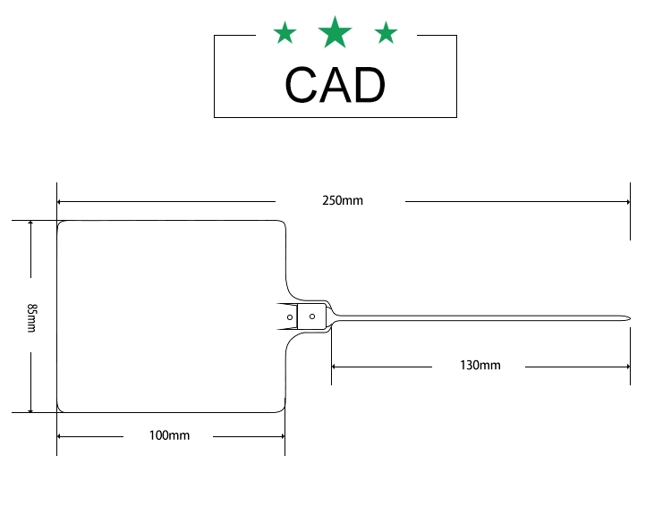 Adjustable Length Plastic Seal