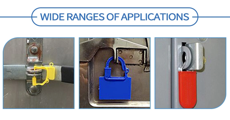 Tamper Proof High Safety Plastic Padlock Seals for Supermarket