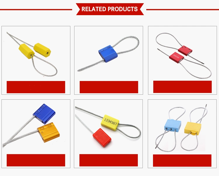 ISO17712 Aluminum Cable Seal with 3.5mm Diameter/Precintos De Seguridad